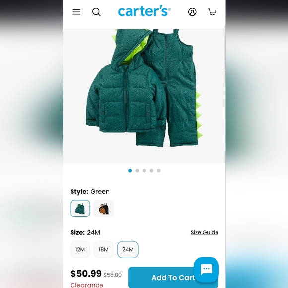 Bright Blue Puffer Jacket with Yellow Accents - Picture 9 of 9